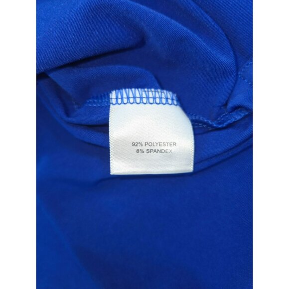 Peter Millar Mens Large Blue Polo Shirt Summer Comfort Golf Shirt Mira Vista GC - Picture 6 of 7